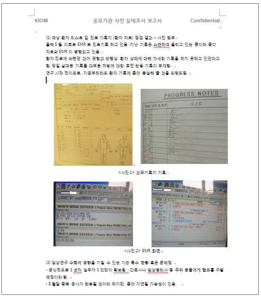 공모기관 실태조사 보고서