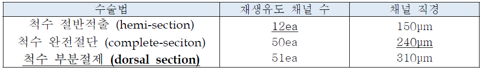 최적화된 지지체 설계 변수