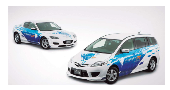 액체수소 기반 Mazda 와 Toyota 자동차