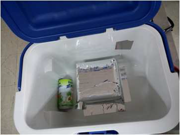 상온자기 냉동 시스템의 냉장 파트 부분