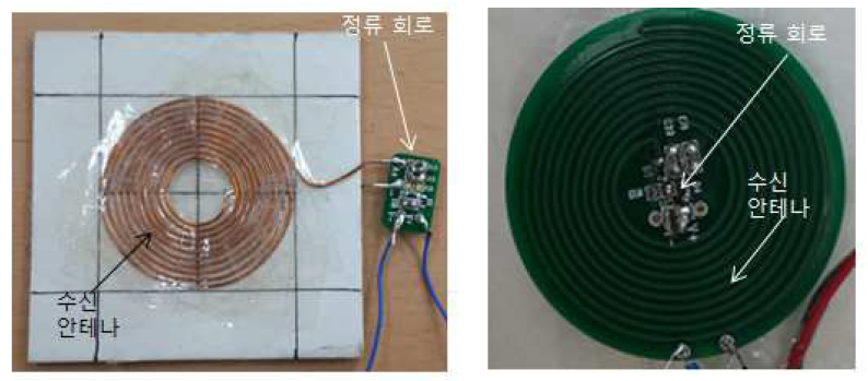 무선전력 수신안테나와 정류회로 탑재된 모듈