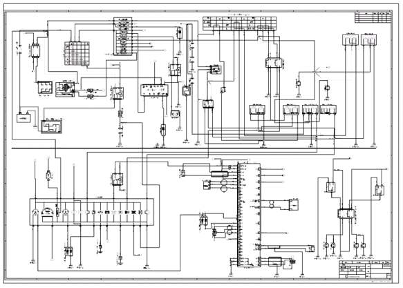 소형제설장비 2D Circuit Diagram