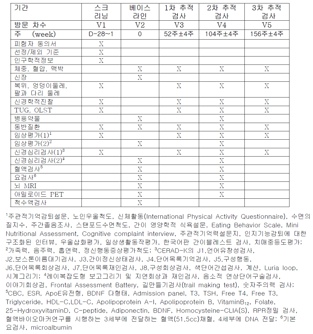 연구진행 일정표