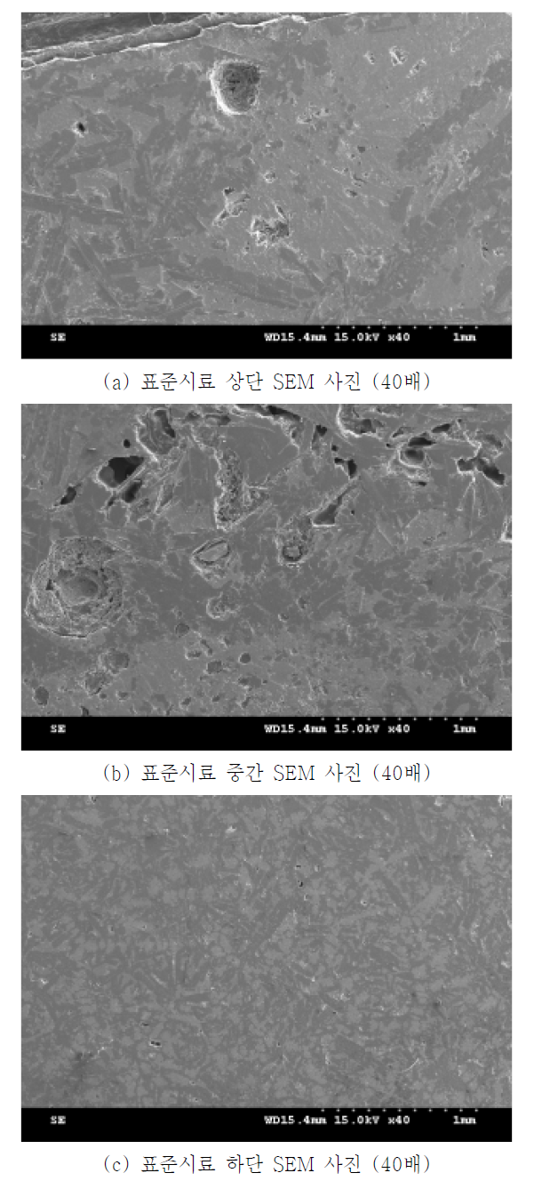 SEM micrograph of basis ash