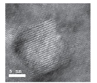 Nanocomposite를 이용한 BixSb2-xTe3 소재 TEM 이미지