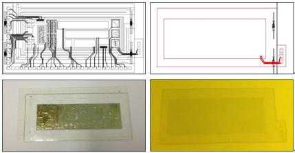 3.5 inch CH-LCD Segment 소자의 Top/Bottom 세트