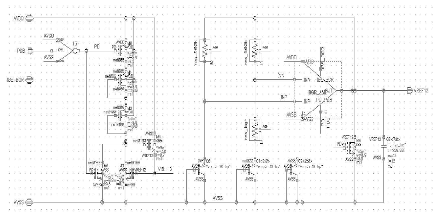 High Voltage DC-DC Converter IC Band-Gap Reference Circuit