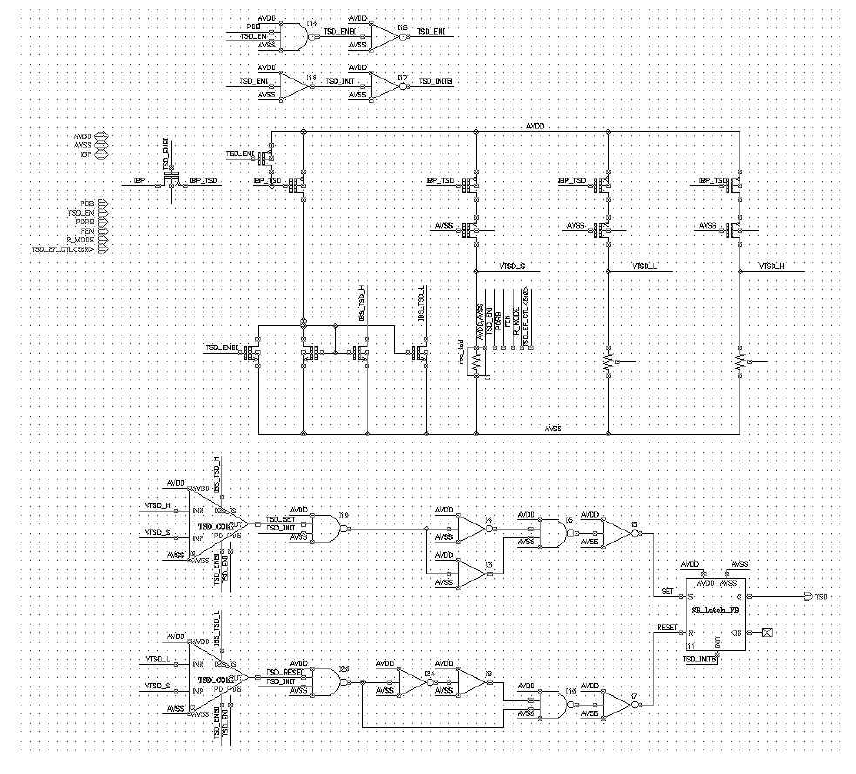 High Voltage DC-DC Converter IC Thermal Shut-Down Circuit