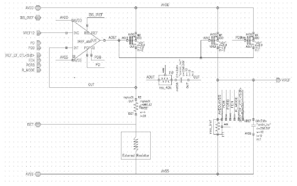 High Voltage DC-DC Converter IC Reference Current Generator Circuit