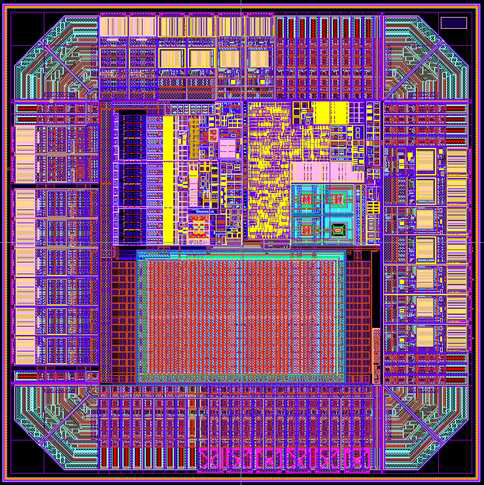 High Voltage DC-DC Converter IC Layout