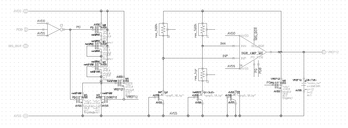 다채널 고속 신호 출력 Driver IC Band-Gap Reference Circuit