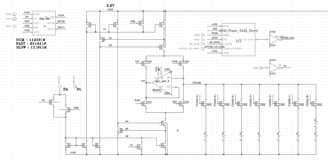 다채널 고속 신호 출력 Driver IC Oscillator Circuit