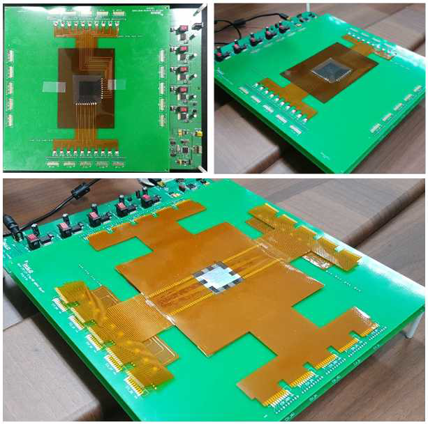 (주)IMAGIS사의 구동 circuit을 이용한 최종 구동 실험