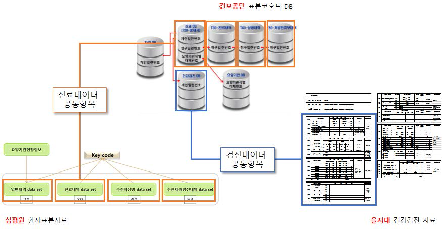 공공 임상 데이터 공통항목 추출