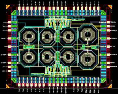 Impedance loading 칩 layout