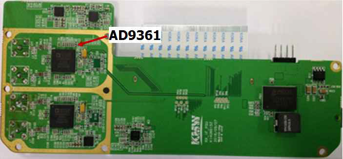 PSU & Rx board 사진