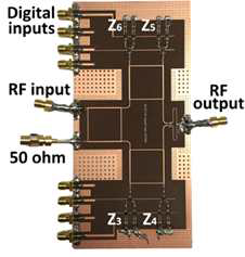 제작된 impedance loading board