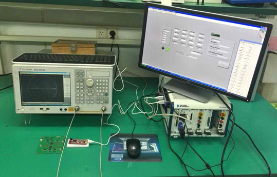 Impedance loading 칩 bit level 측정 환경