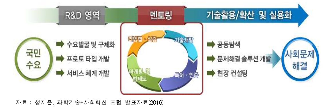 사회문제해결형 R&D사업에서의 멘토링 역할