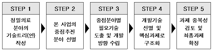 중점과제 도출 프로세스