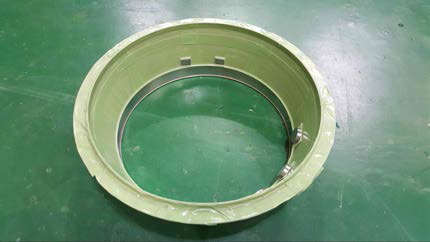 Plasma Spray Coating 전 Masking 및 미세조직 시편