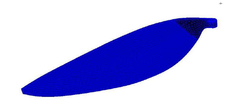 EAV-2H 프로펠러의 유한요소해석 모델