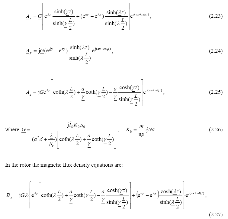 Solid-rotor induction motor 의 전자기장 방정식 해 [9]