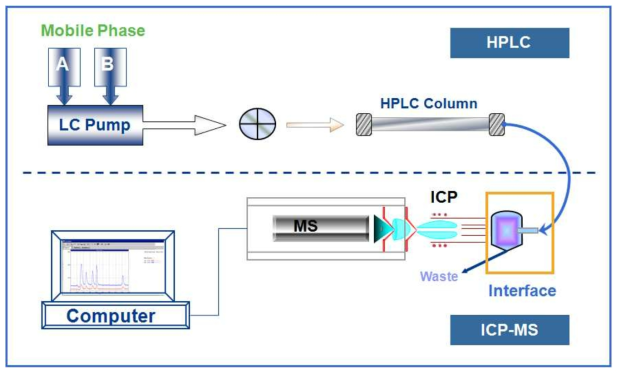 HPLC-ICP-MS system