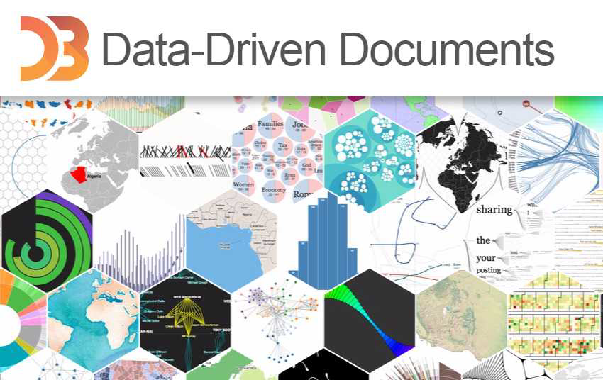 D3js 홈페이지의 갈무리