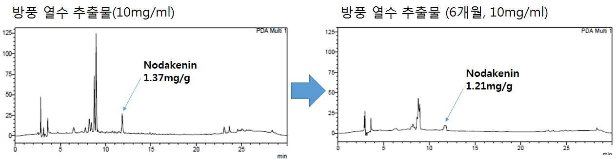 방풍의 안정성 평가 확인