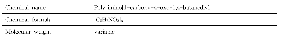 Poly-γ-glutamic acid의 물질정보