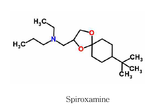 Molecular structure of spiroxamine