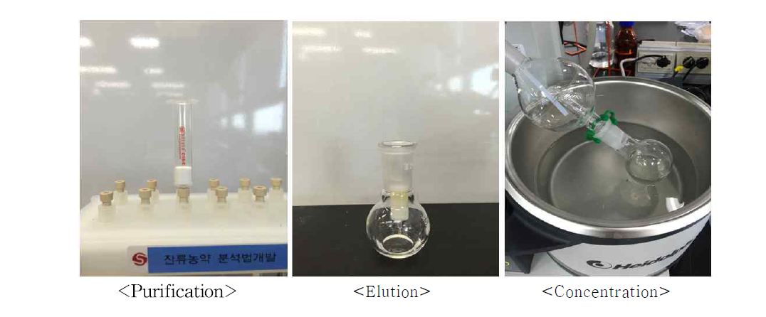 Procedure of purification for cyclaniliprole and NK-1375 analysis