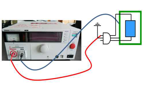 내전압 시험 예시