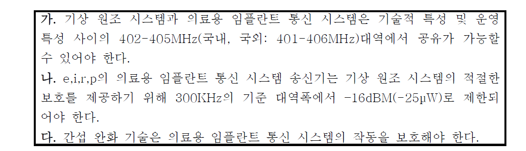 MICS 고려사항