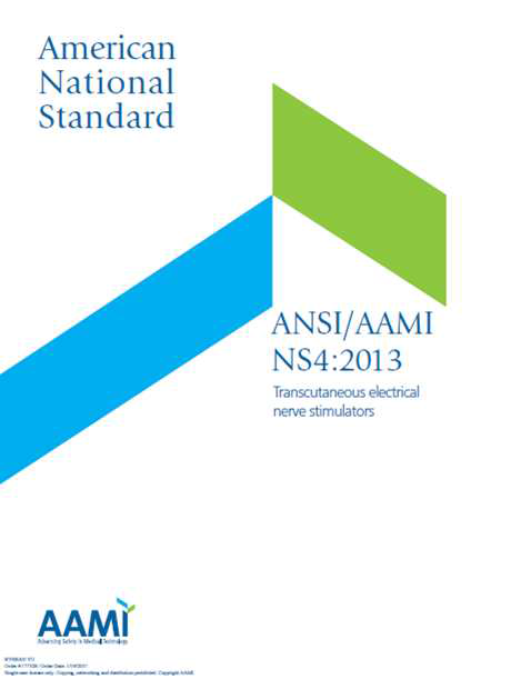 AAMI NS4 – Transcutaneous eletrical nerve stimulators
