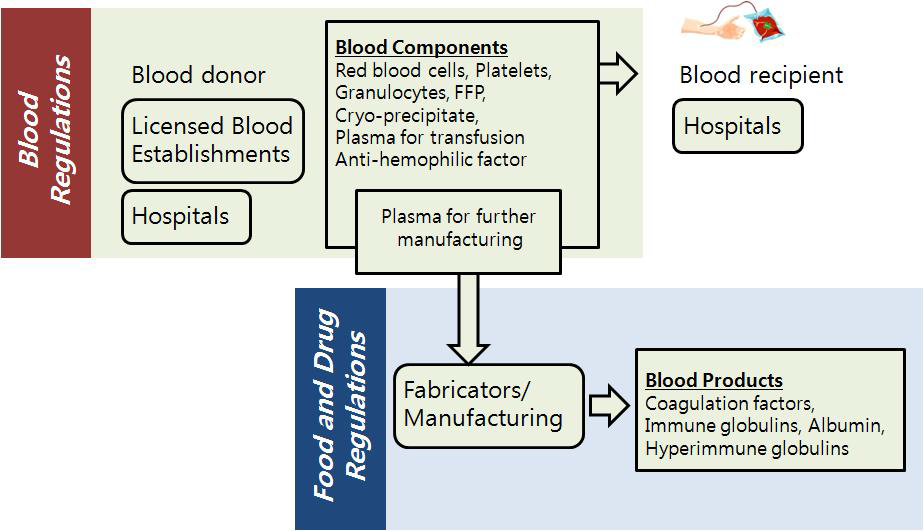 혈액제제 관련 규정의 범위(Scope of the Blood Regulations)
