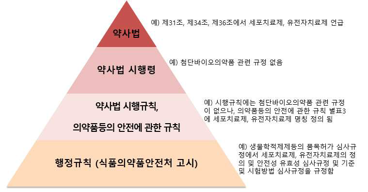 한국 약사법 체계도