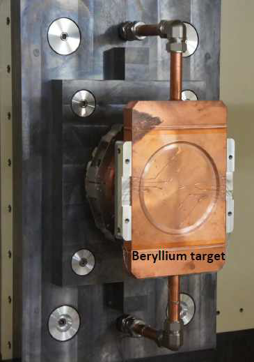 Beryllium target of iNMRC can change in Tsukuba University Hospital.