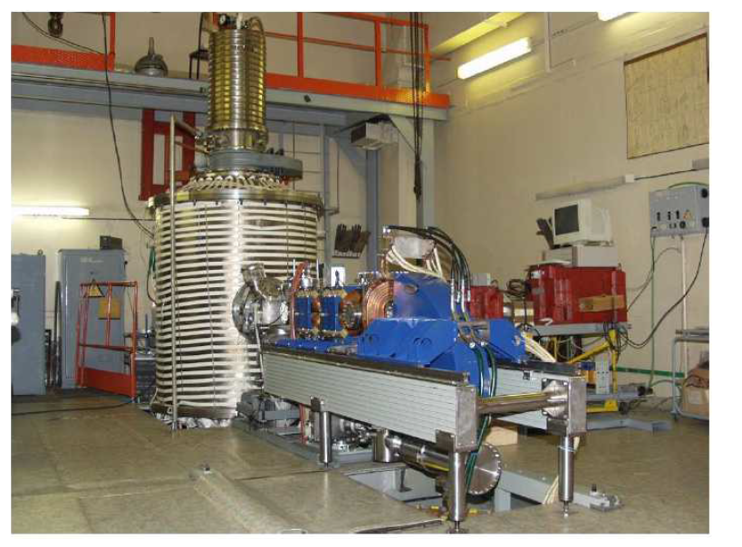 Tandem proton accelerator of electrostatic method in BINP in Russia.