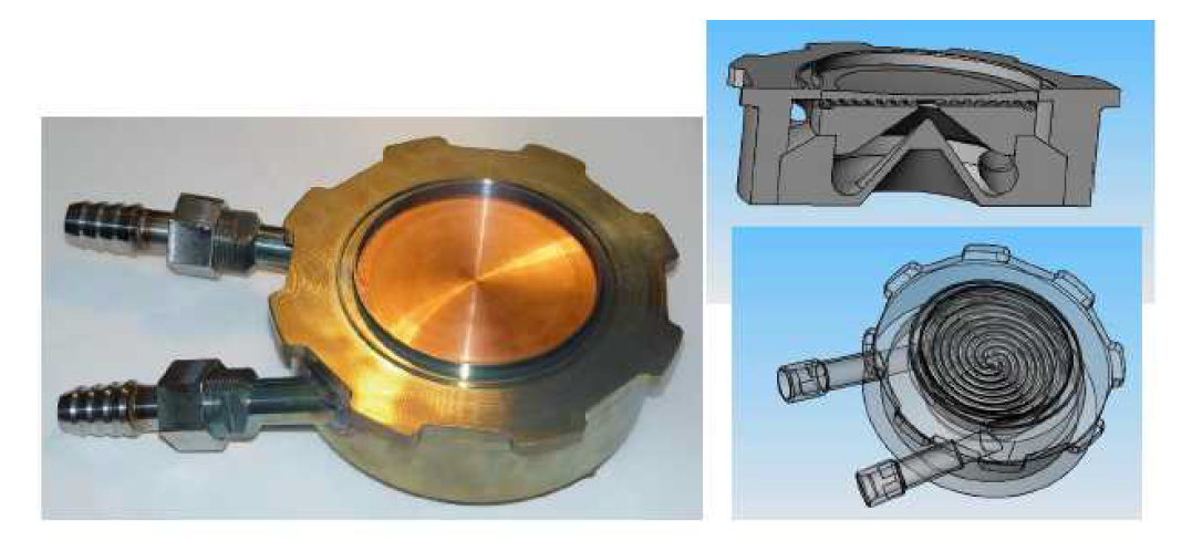 Solid Lithium target of neutron generator in BINP in Russia.