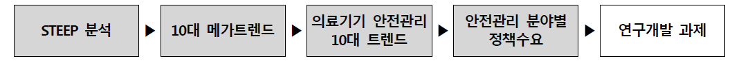 메가트렌드 동인 연구개발과제 발굴 절차