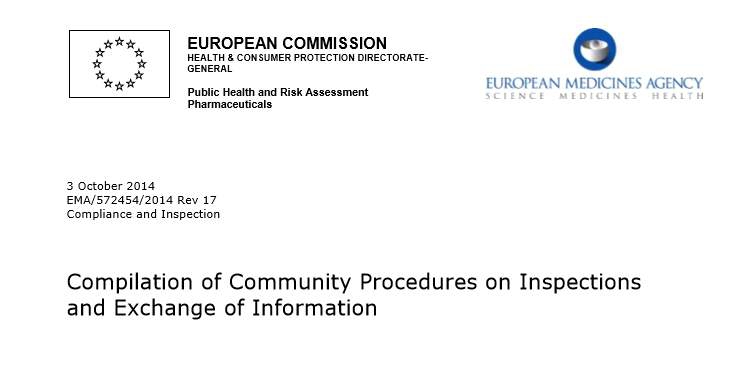 Compilation of European Union Procedures on Inspections and Exchange of Information