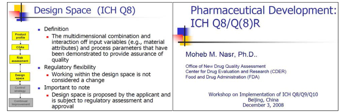 ICH Q8과 Q8(R)에 관한 Moheb M. Nars Ph.D의 발표자료