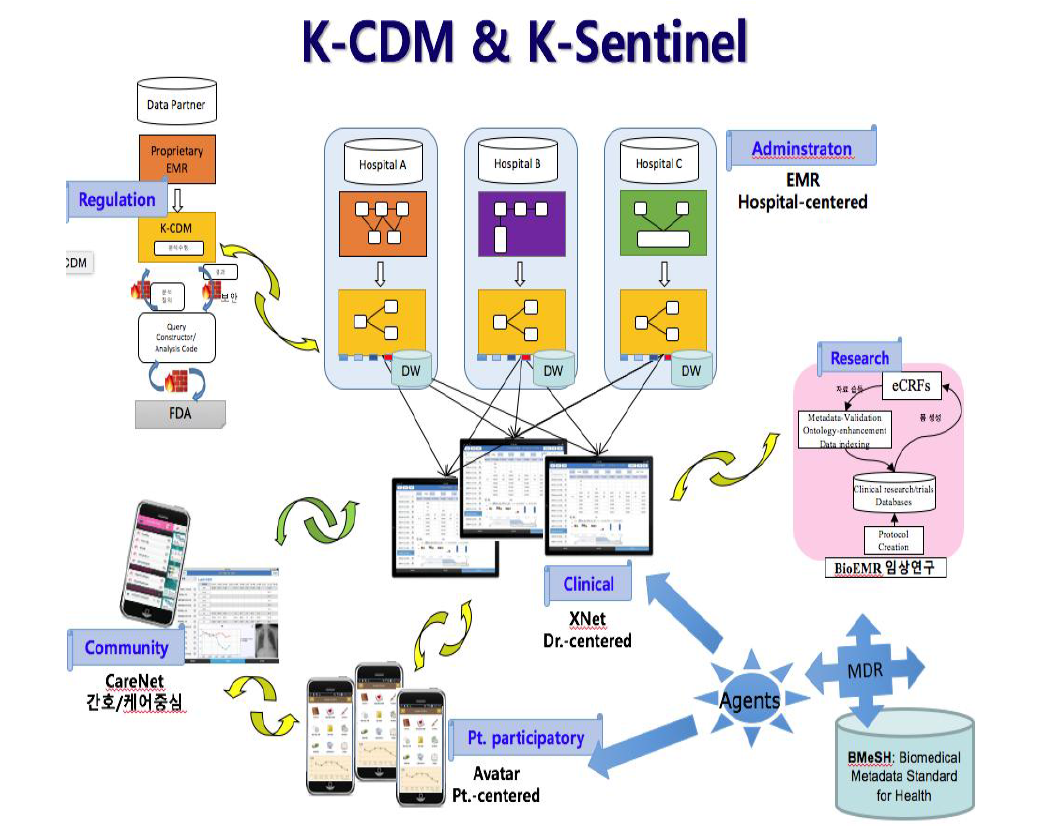 K-CDM과 K-sentinel을 통한 빅데이터 연동 분석