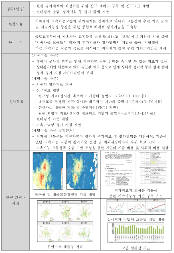 (핵심성과 1) 평가지표 및 평가방법 개발