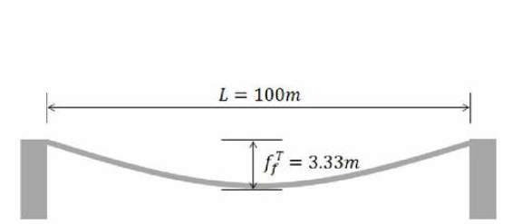 Final Target Sag and Bridge Length of 100m