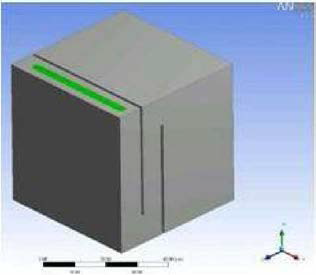 Case I. Without the vertical baffle plate