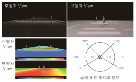운전자 및 보행자 관점에서의 조명 시뮬레이션