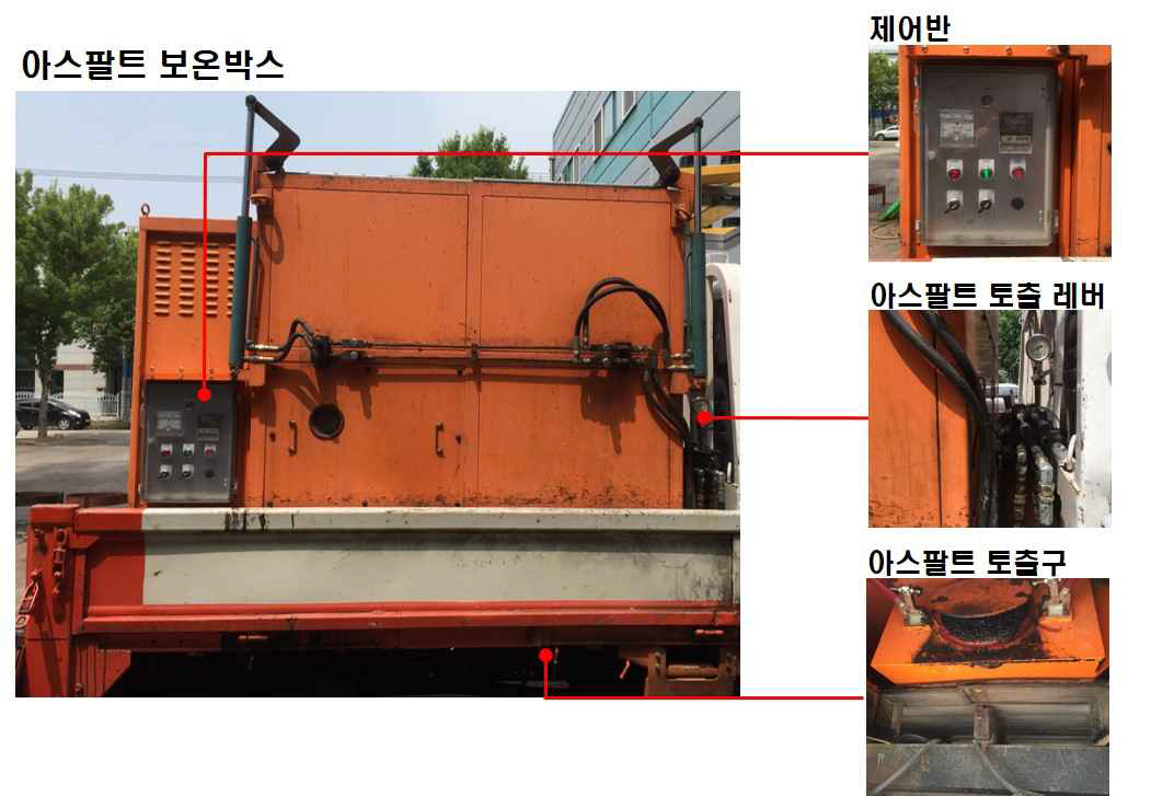 아스팔트 보온박스 구조